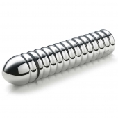 Рельефный фаллос для интенсивного электросекса Groovey George - 20 см. - MyStim - купить с доставкой в Копейске