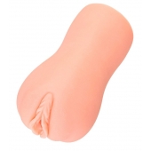 Телесный вибромастурбатор-вагина с рельефом EMILY AUTO - KOKOS - в Копейске купить с доставкой