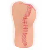 Телесный мастурбатор-вагина с рельефом BELLANA - KOKOS - в Копейске купить с доставкой