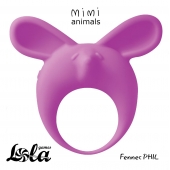 Фиолетовое эрекционное кольцо Fennec Phil - Lola Games - в Копейске купить с доставкой