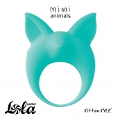 Зеленое эрекционное кольцо Kitten Kyle - Lola Games - в Копейске купить с доставкой