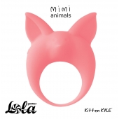 Оранжевое эрекционное кольцо Kitten Kyle - Lola Games - в Копейске купить с доставкой