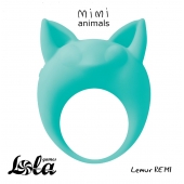Зеленое эрекционное кольцо Lemur Remi - Lola Games - в Копейске купить с доставкой