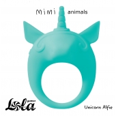 Зеленое эрекционное кольцо Unicorn Alfie - Lola Games - в Копейске купить с доставкой
