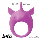 Фиолетовое эрекционное кольцо Unicorn Alfie - Lola Games - в Копейске купить с доставкой
