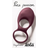 Бордовое эрекционное виброкольцо Daydream - Lola Games - в Копейске купить с доставкой