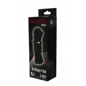 Черная веревка для шибари DELUXE BONDAGE ROPE - 5 м. - Dream Toys - купить с доставкой в Копейске