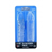 Комплект из 2 прозрачных насадок на пенис PENIS EXTENDER PACK - Dream Toys - в Копейске купить с доставкой