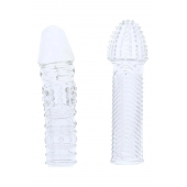 Комплект из 2 прозрачных насадок на пенис PENIS EXTENDER PACK - Dream Toys - в Копейске купить с доставкой