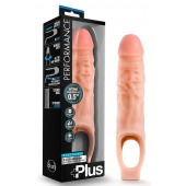 Телесный реалистичный фаллоудлинитель 9 Inch Silicone Cock Sheath Penis Extender - 22,86 см. - Blush Novelties - в Копейске купить с доставкой