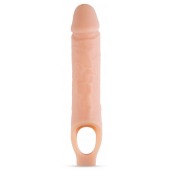 Телесный реалистичный фаллоудлинитель 10 Inch Silicone Cock Sheath Penis Extender - 25,4 см. - Blush Novelties - в Копейске купить с доставкой