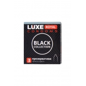 Черные презервативы LUXE Royal Black Collection - 3 шт. - Luxe - купить с доставкой в Копейске