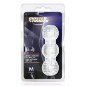 Прозрачный фигурный мастурбатор Master Stroker - Blush Novelties - в Копейске купить с доставкой