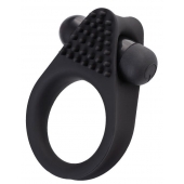 Черное эрекционное виброкольцо Brid с шипиками - A-toys - в Копейске купить с доставкой