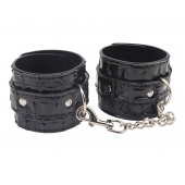 Черные наручники Surrender Wrist Restraints - Chisa - купить с доставкой в Копейске