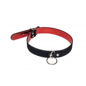 Черно-красный ошейник Cabaret - Lola Games - купить с доставкой в Копейске