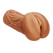 Кофейный мастурбатор-вагина Dumpling - Lola Games - в Копейске купить с доставкой