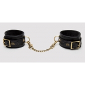 Черные оковы на ноги Bound to You Faux Leather Ankle Cuffs - Fifty Shades of Grey - купить с доставкой в Копейске