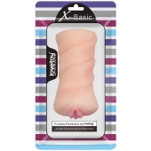 Телесный мастурбатор-вагина X-Basic Pocket Pussy без вибрации - Lovetoy - в Копейске купить с доставкой