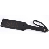 Черная гладкая шлепалка SEX - 35 см. - Sitabella - купить с доставкой в Копейске