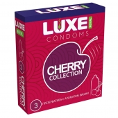 Презервативы с ароматом вишни LUXE Royal Cherry Collection - 3 шт. - Luxe - купить с доставкой в Копейске