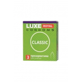 Гладкие презервативы LUXE Royal Classic - 3 шт. - Luxe - купить с доставкой в Копейске