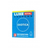 Текстурированные презервативы LUXE Royal Exotica - 3 шт. - Luxe - купить с доставкой в Копейске