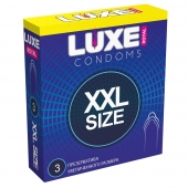 Презервативы увеличенного размера LUXE Royal XXL Size - 3 шт. - Luxe - купить с доставкой в Копейске