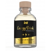 Массажный гель с согревающим эффектом Energy Drink - 30 мл. - INTT - купить с доставкой в Копейске