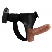 Страпон на трусиках с вибрацией Ultra Passionate Harness - 16 см. - Baile - купить с доставкой в Копейске