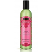 Массажное масло Naturals Strawberry Dreams с ароматом клубники - 236 мл. - Kama Sutra - купить с доставкой в Копейске