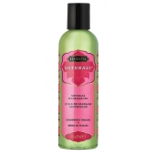 Массажное масло Naturals Strawberry Dreams с ароматом клубники - 59 мл. - Kama Sutra - купить с доставкой в Копейске