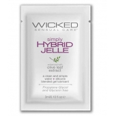 Гель-лубрикант на водно-силиконовой основе Simply Hybrid Jelle - 3 мл. - Wicked - купить с доставкой в Копейске