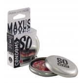 Экстремально тонкие презервативы в железном кейсе MAXUS Extreme Thin - 3 шт. - Maxus - купить с доставкой в Копейске
