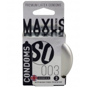 Экстремально тонкие презервативы в железном кейсе MAXUS Extreme Thin - 3 шт. - Maxus - купить с доставкой в Копейске