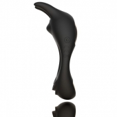 Черное эрекционное кольцо с двумя моторами Zeus Dual Vibe Cock Ring - FeelzToys - в Копейске купить с доставкой