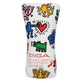 Мастурбатор-туба Keith Haring Soft Tube CUP - Tenga - в Копейске купить с доставкой
