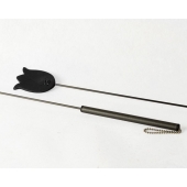 Черный стек  Тюльпан  - 60 см. - Sitabella - купить с доставкой в Копейске