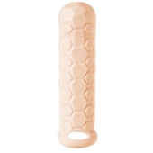 Телесный фаллоудлинитель Homme Long - 15,5 см. - Lola Games - в Копейске купить с доставкой