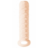 Телесный фаллоудлинитель Homme Long - 13,5 см. - Lola Games - в Копейске купить с доставкой