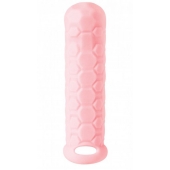 Розовый фаллоудлинитель Homme Long - 15,5 см. - Lola Games - в Копейске купить с доставкой