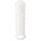 Белый фаллоудлинитель Homme Long - 15,5 см. - Lola Games - в Копейске купить с доставкой
