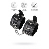 Черные оковы Anonymo из искусственной кожи - ToyFa - купить с доставкой в Копейске