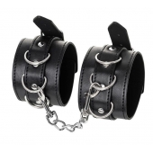 Черные оковы Anonymo из искусственной кожи - ToyFa - купить с доставкой в Копейске