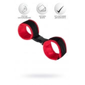 Красно-черные велюровые оковы Anonymo - ToyFa - купить с доставкой в Копейске