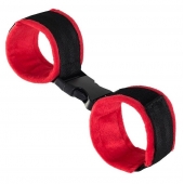 Красно-черные велюровые оковы Anonymo - ToyFa - купить с доставкой в Копейске