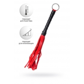 Красно-черный флоггер Anonymo - 28 см. - ToyFa - купить с доставкой в Копейске