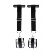 Черно-серебристые фиксаторы для рук на дверь Anonymo - ToyFa - купить с доставкой в Копейске