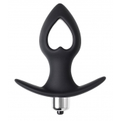 Черная анальная вибровтулка Cordis S - 10,5 см. - POPO Pleasure