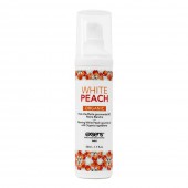 Разогревающее массажное масло Gourmet White Peach Organic с органическими ингредиентами - 50 мл. - Exsens - купить с доставкой в Копейске